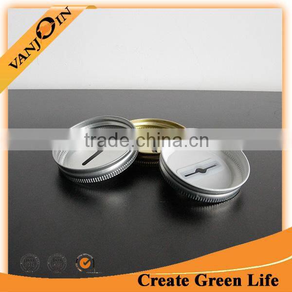Regular Mouth 70mm Coin Slot Silver Lids