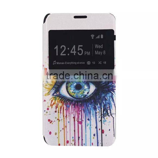 PU sublimation print custom cell phone case for SONY E4 edge