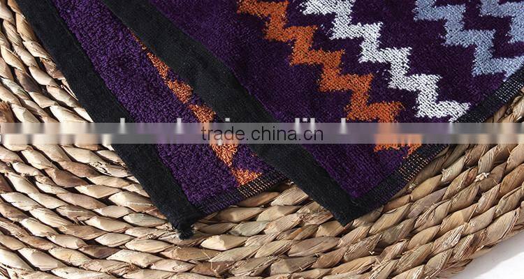 VEKEN home textile yarn dyed wholesale large 100% cotton beach towel
