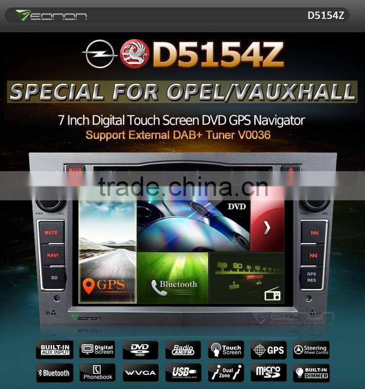 EONON D5154Z Gray 7 Inch Digital Touch Screen GPS Car DVD Player For Opel /Vauxhall /Holden