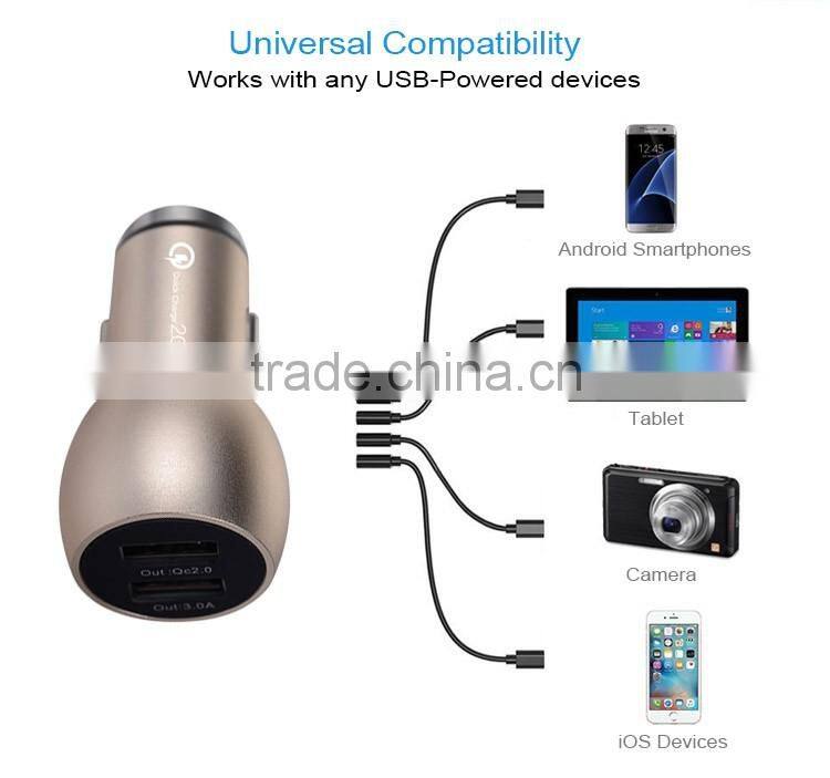 12V Output Fast Charge Micro USB Car Charger