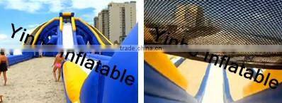 Commercial Grade Giant Inflatable Dragon Water Slides For Adult