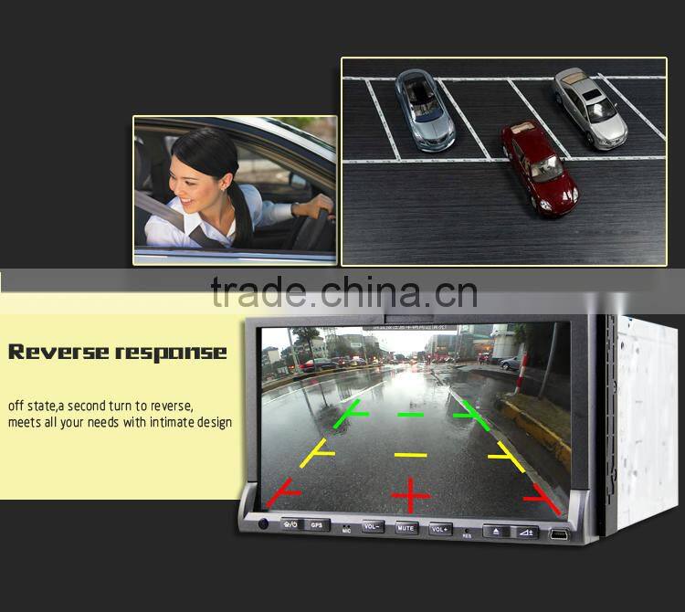 DJ7019 Hot-selling 7inch two din in-dash HD TFT digital panel car dvd player car radio car gps car audio for all universal cars