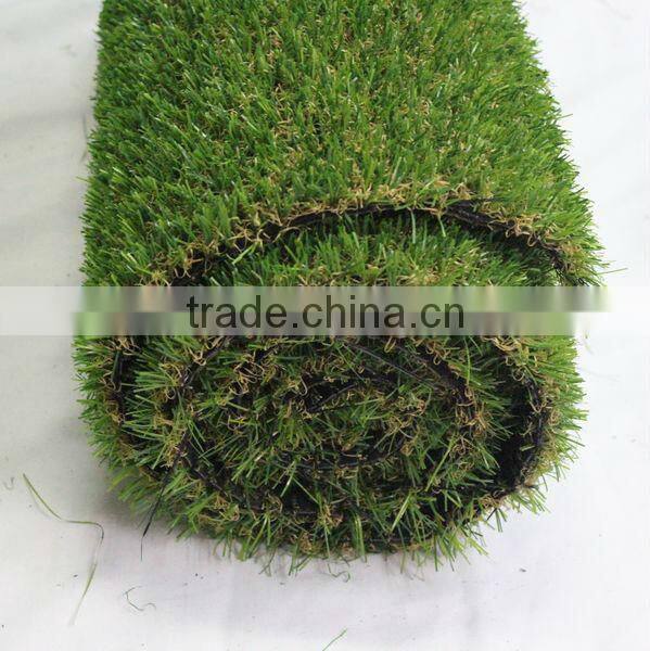 20mm height, green colors with curlve yarn below, monofilament gras yarn, artificial grass india
