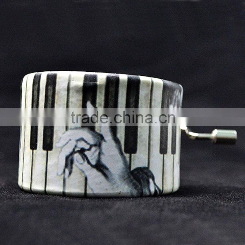 2015 sweet paper music box,handcrank paper music box