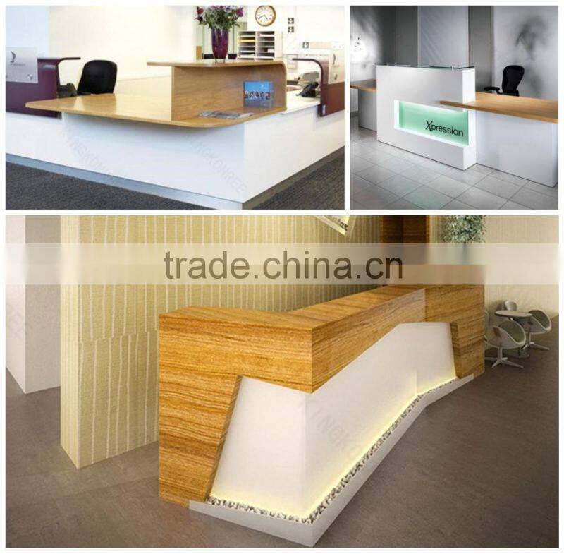 hair salon furniture reception counter standing reception desk