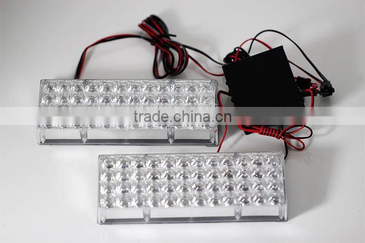 Good quality 12V 8W Police Lamp Led Flash Light Red Blue Color Warning Light with Controller Box