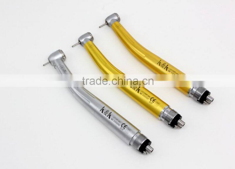 dental device high speed handpiece with golden color