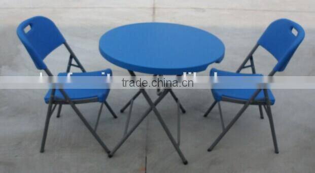 80cm small round plastic folding table