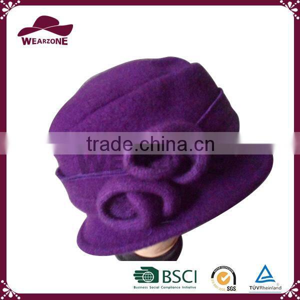 Elegant Wool Felt Fedora Hat By China Supplier