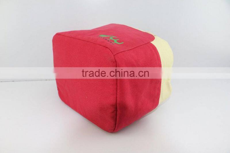 2016 new design cooler bag cotton lunch bag fashion drawstring cooler bag