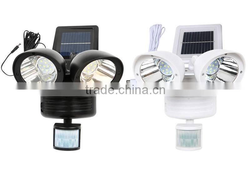 22 LED Outdoor Solar Floodlight Motion Sensor Security Light