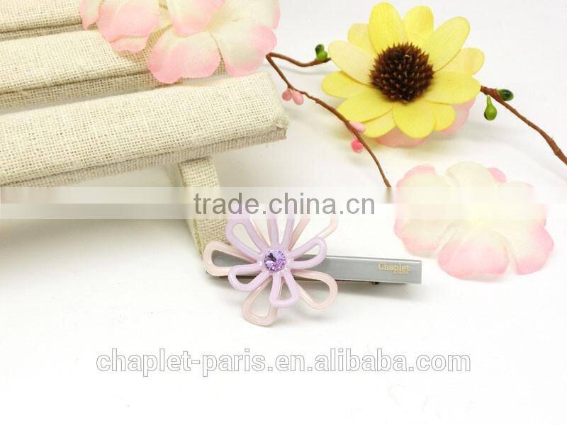 colorful heart shape hairgrip