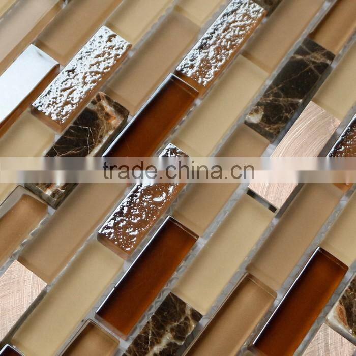 Modern Design Glass Mosaic Tiles for Wall Decor LGS1519-L