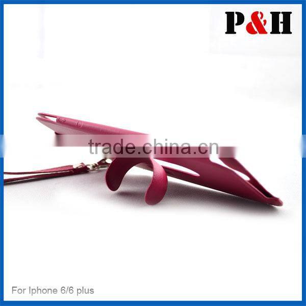 PU Leather Phone case for Iphone 6 back cover