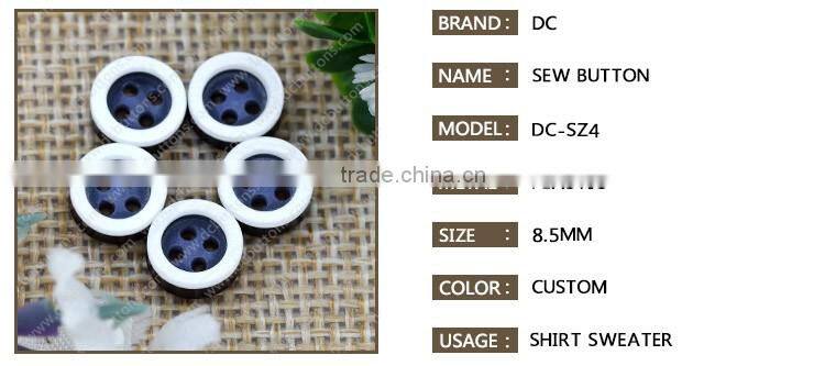 Eco-friendly product plastic 4 hole button for sweater