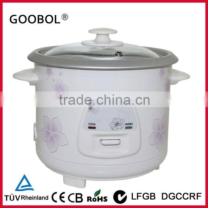 Fullbody Straight Rice Cooker, Aluminum Steamer with S/S Lid