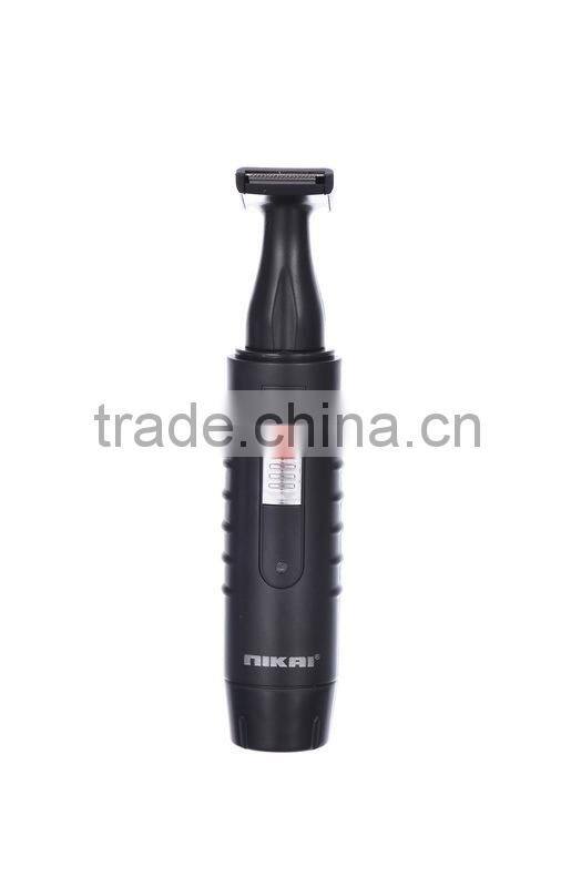 2 in 1 cheap NIKAI manual mini nose and ear hair trimmer