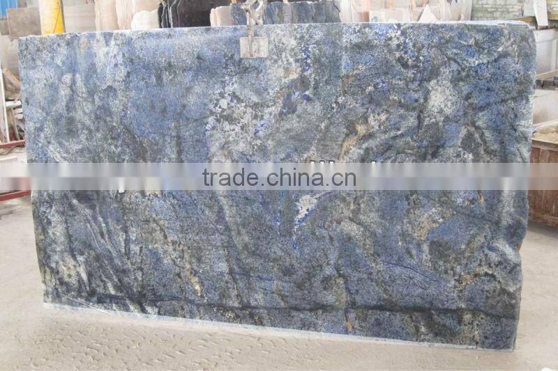 blue bahia granite slab