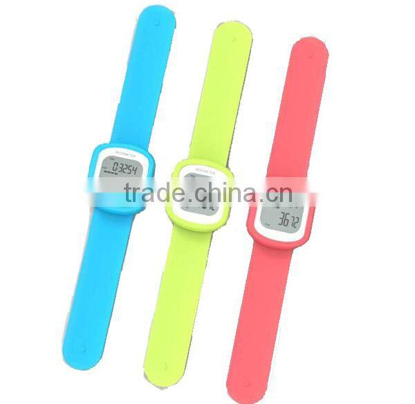 LCD Silicon 3D Wristband Digital Pedometer