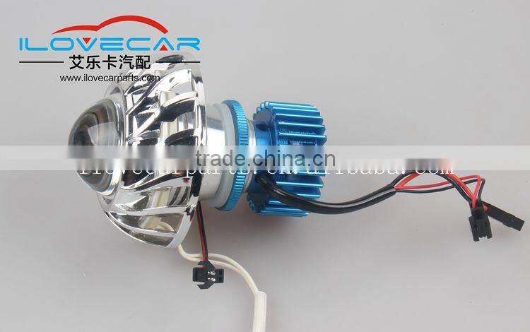 12V helical led angel eye led projector lens for 2 inch mask/cover motorbike car body kit retrofit