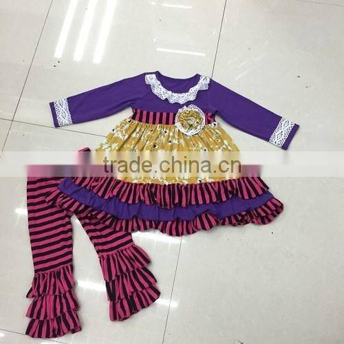 2016 Newly Made Sleeveless Qmilch Baby Girls Summer Fox Design Kids Boutique Outfit