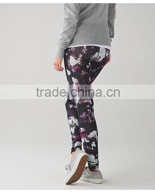 Custom fashion breathable plain yoga pants for women in fitness sportswear