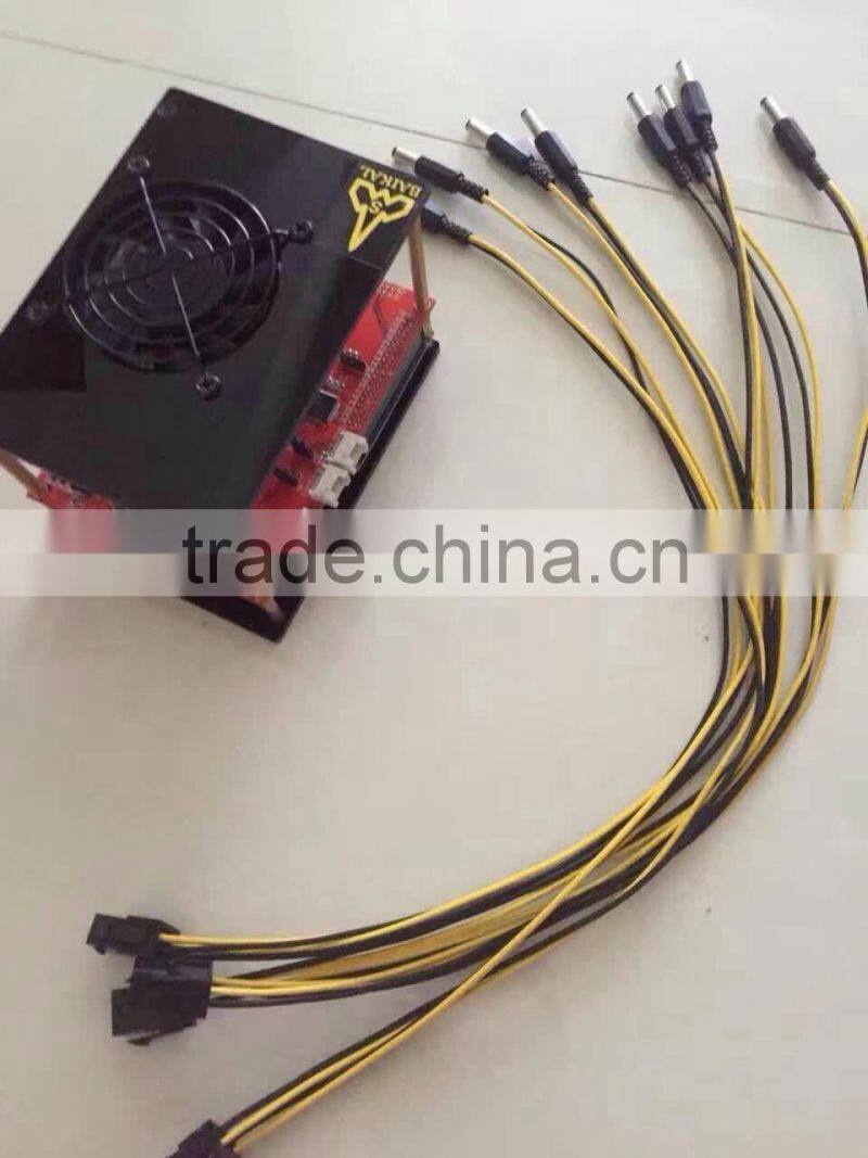 120M/S ETH miner Ethereum Dash / DarkCoin X11 Multifunction ore chip R9 380 4G card * 6 eth miner litecoin miner