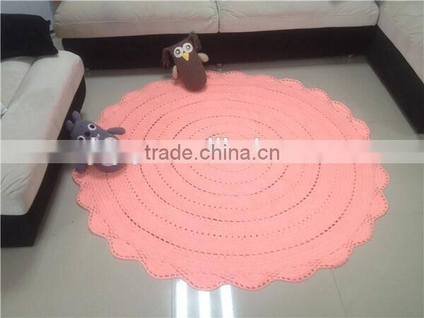 Factory crochet knitting rugs for babies Crochet floor hand rugs