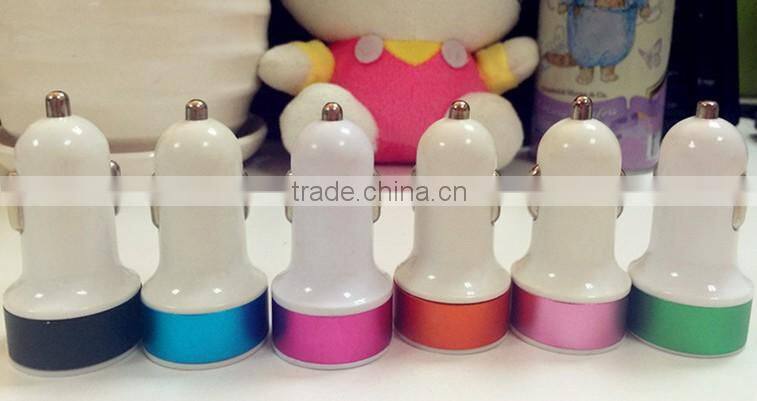 mini dual usb car charger