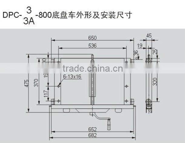 Circuit Breaker chasis truck (DPC-3-800)
