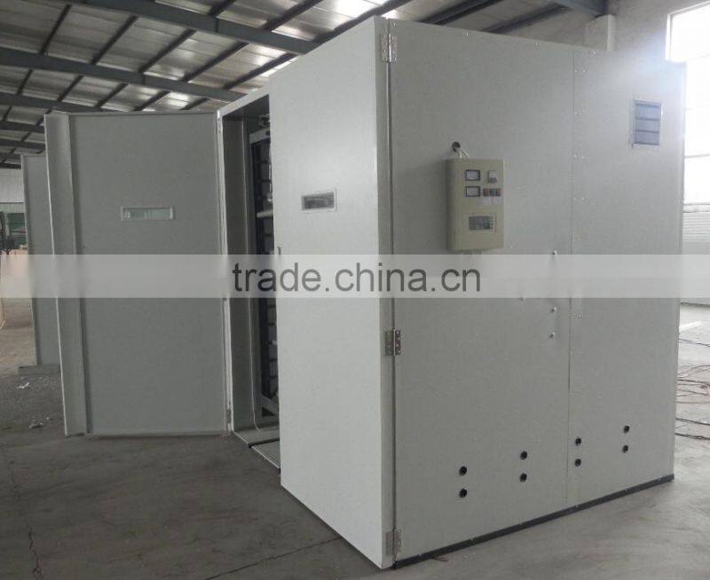 High performance 440 chicken eggs fully automatic incubator with CE supported
