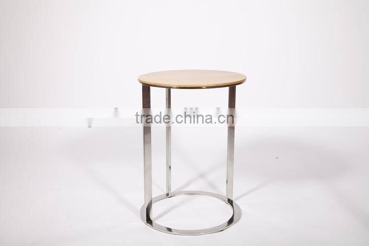 Unique design cheap hot sale end table small metal frame