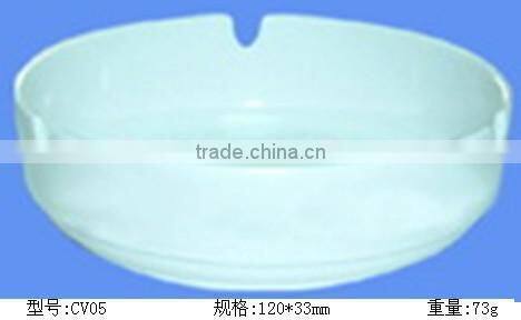 Melamine nice design white pocket ashtray