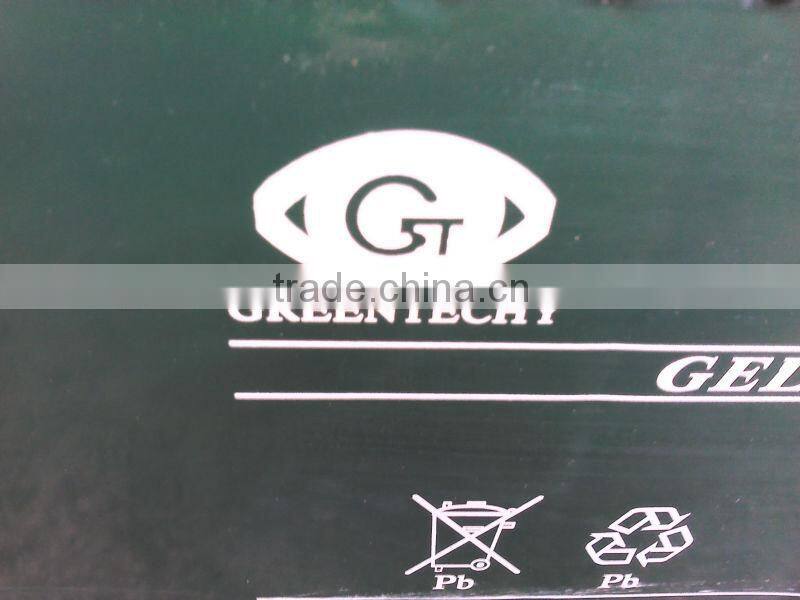 Green shell solar battery,gel battery 12V230AH