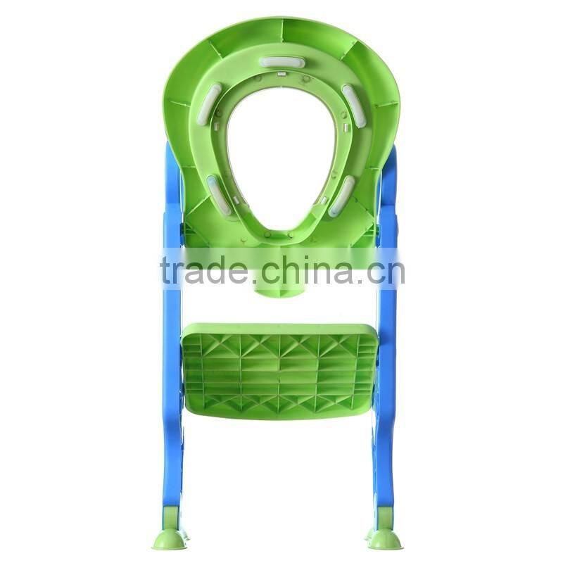 Children potty trainer plastic portable toilet seat/kids step toilet seat