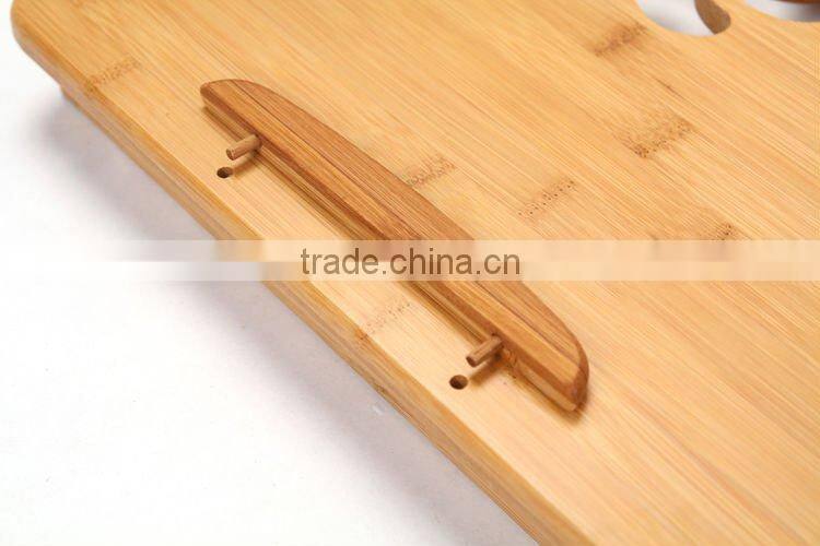 Bamboo bed table, notebook table, bed tray, camping table,sofa table,study table, study desk