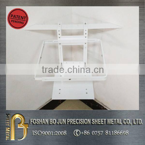 Adjustable metal bracket for single square / rectangular flowerpot 10" to 19"