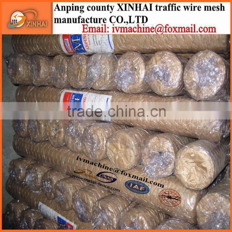 Hexagonal wire mesh barrier fencing mesh