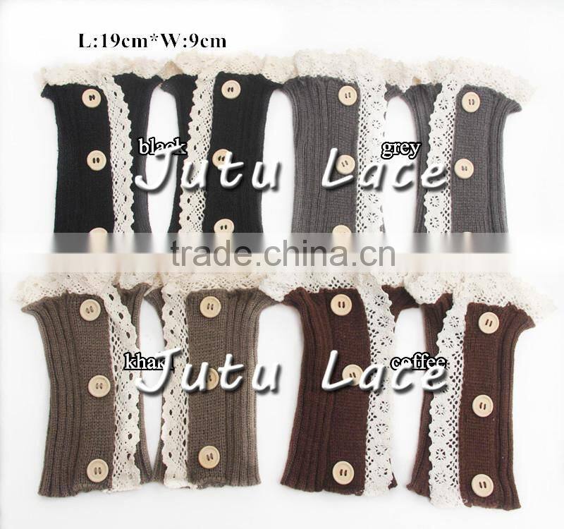 2015 newest artificial keep warm foot collar, christmas decoration fashion socks