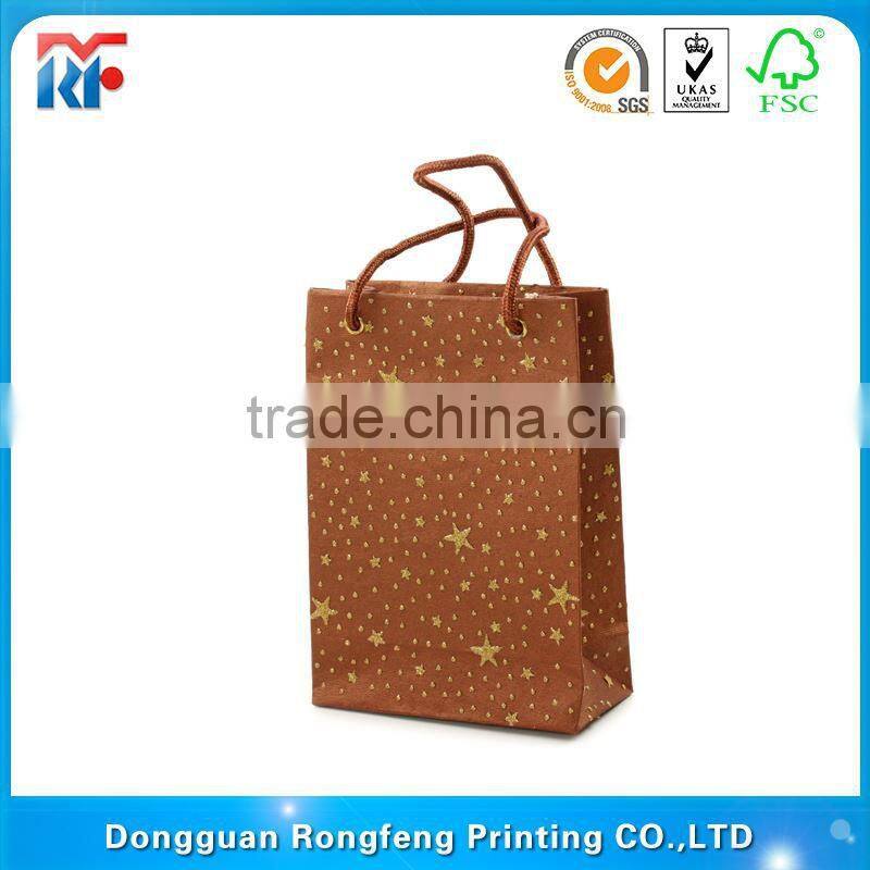 oem production customized kraft paper bag