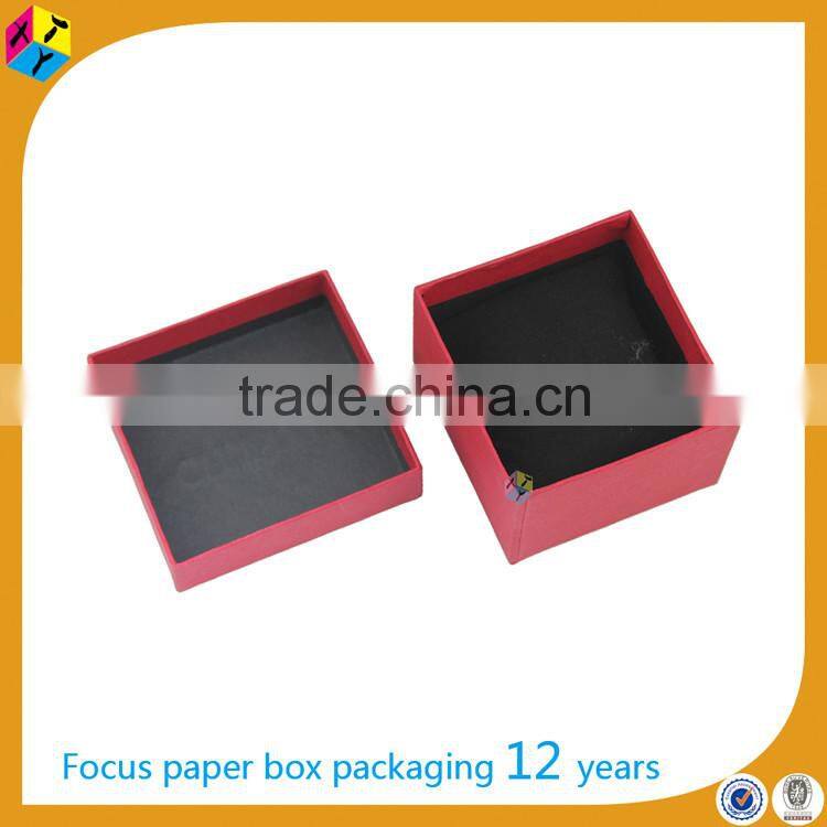 red texture paper OEM packaging wristwatch box