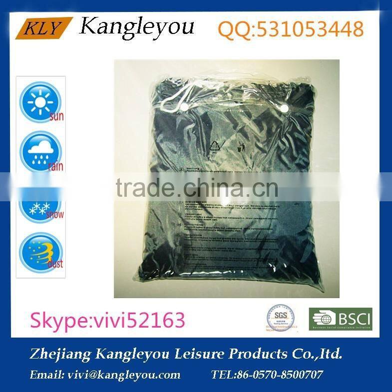 Blue polyester waterproof car cover