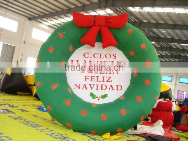 2016 Selling small inflatable christmas decoration for activity