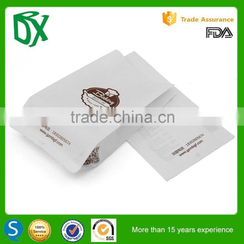 16oz kraft paper bag kraft paper bags food packaging with window and tear notch