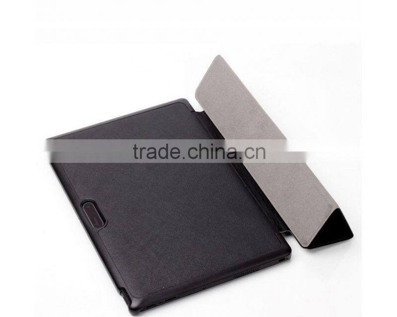 Factory Price 3 folded Crazy Horse PU Leather Magnet stand holder case cover for Dell Venue 10 pro 5055 tablet cover case