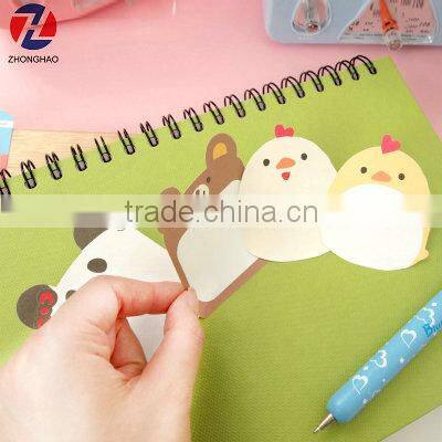 New arrive cute bear bird design personalized memo