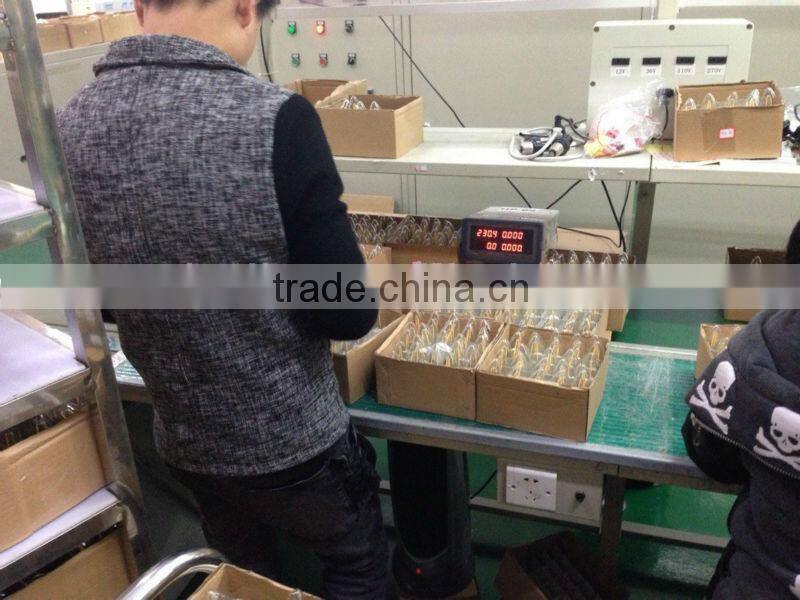 filament clear glass led bulb with tail