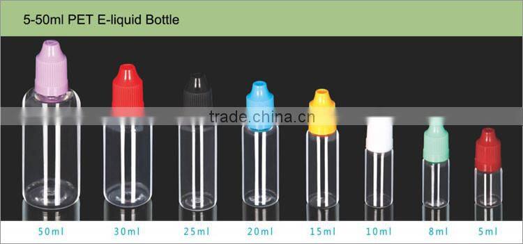Plastic E Liquid Dropper Bottles 5ml - 50ml