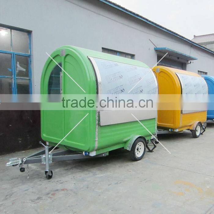 Multi-function electric street food vending cart for sale specialized design mobile hamburger vending trailer